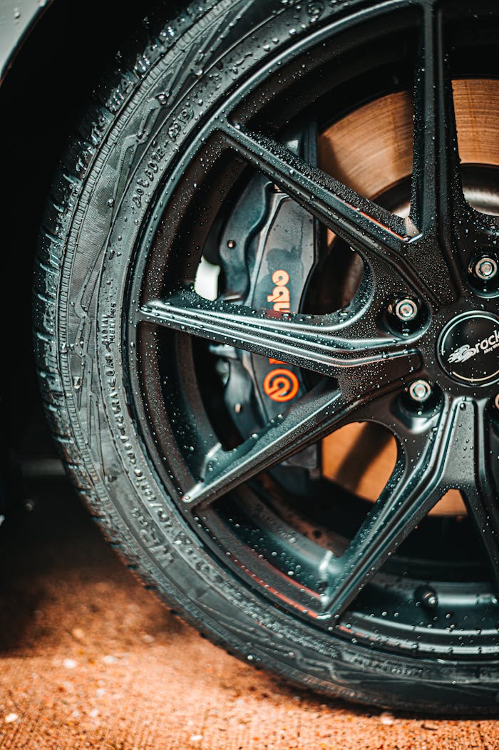 Black Multi-spoke Auto Wheel